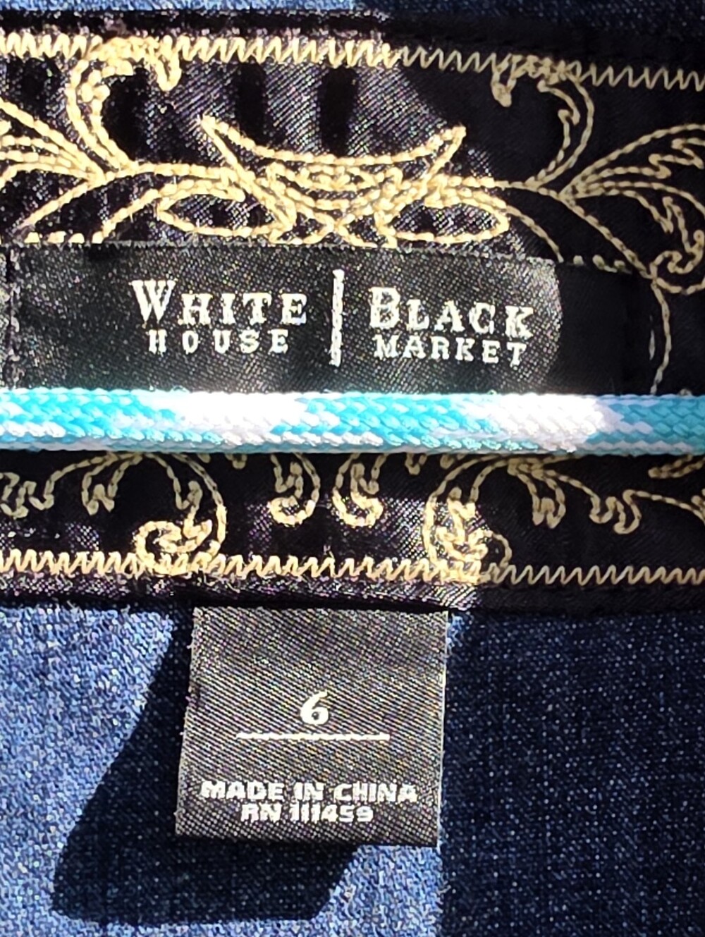 WHBM Feminine denim jacket 6 - Picture 4 of 9